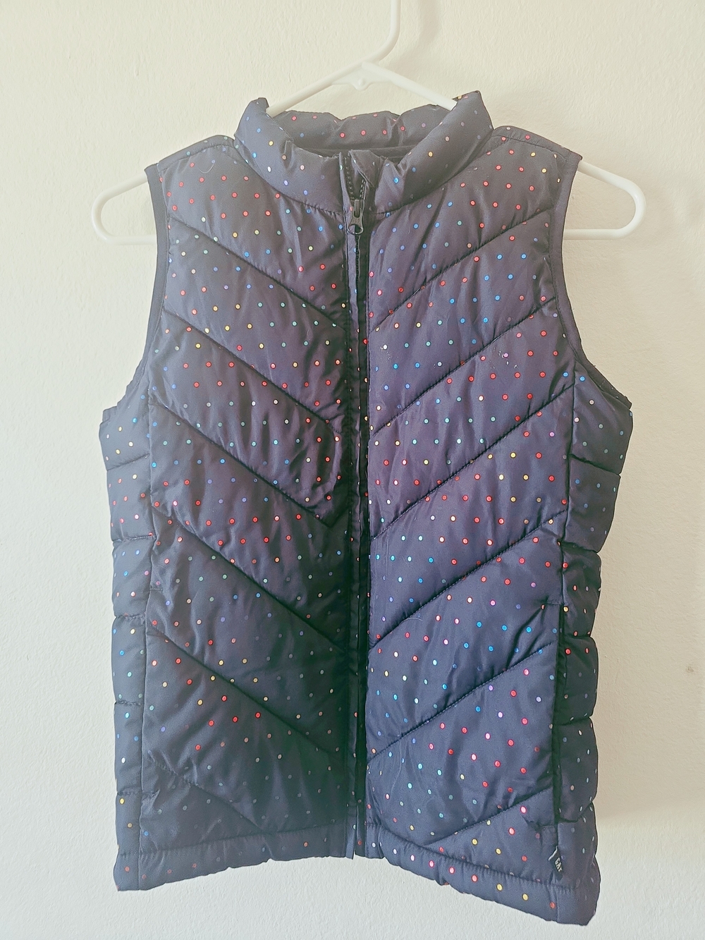 GAP Kids Navy Jacket with Multicolor Polka Dots